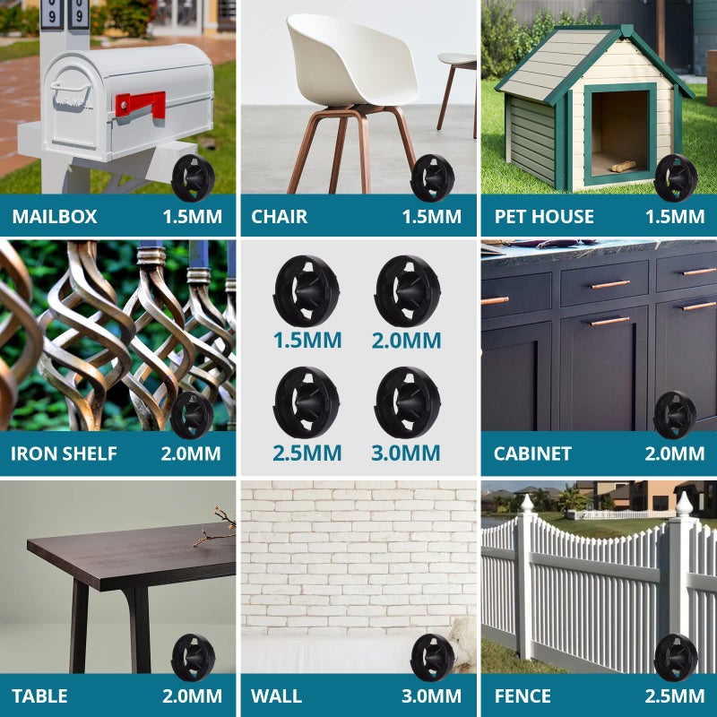 Tilswall Paint Sprayer, 800W HVLP 1200ML/Min Electric Spray Paint Gun with 2.5M Air Hose, 1300ML Detachable Container, 3 Nozzle Sizes & 3 Patterns, High Power Painter for Furniture, Cabinet, Fence - Image 5